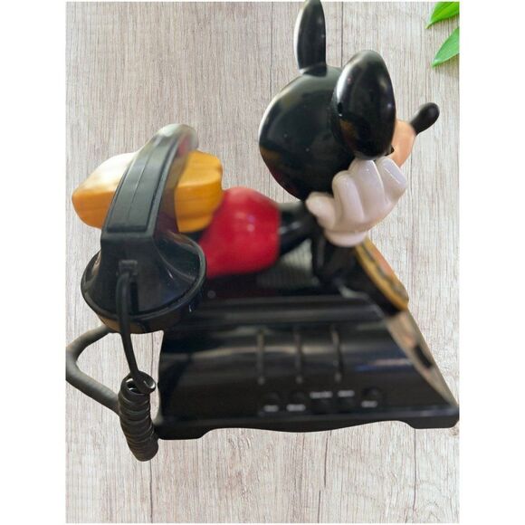 Vintage Mickey Mouse Talking Phone Radio and Alarm Clock - Picture 3 of 6